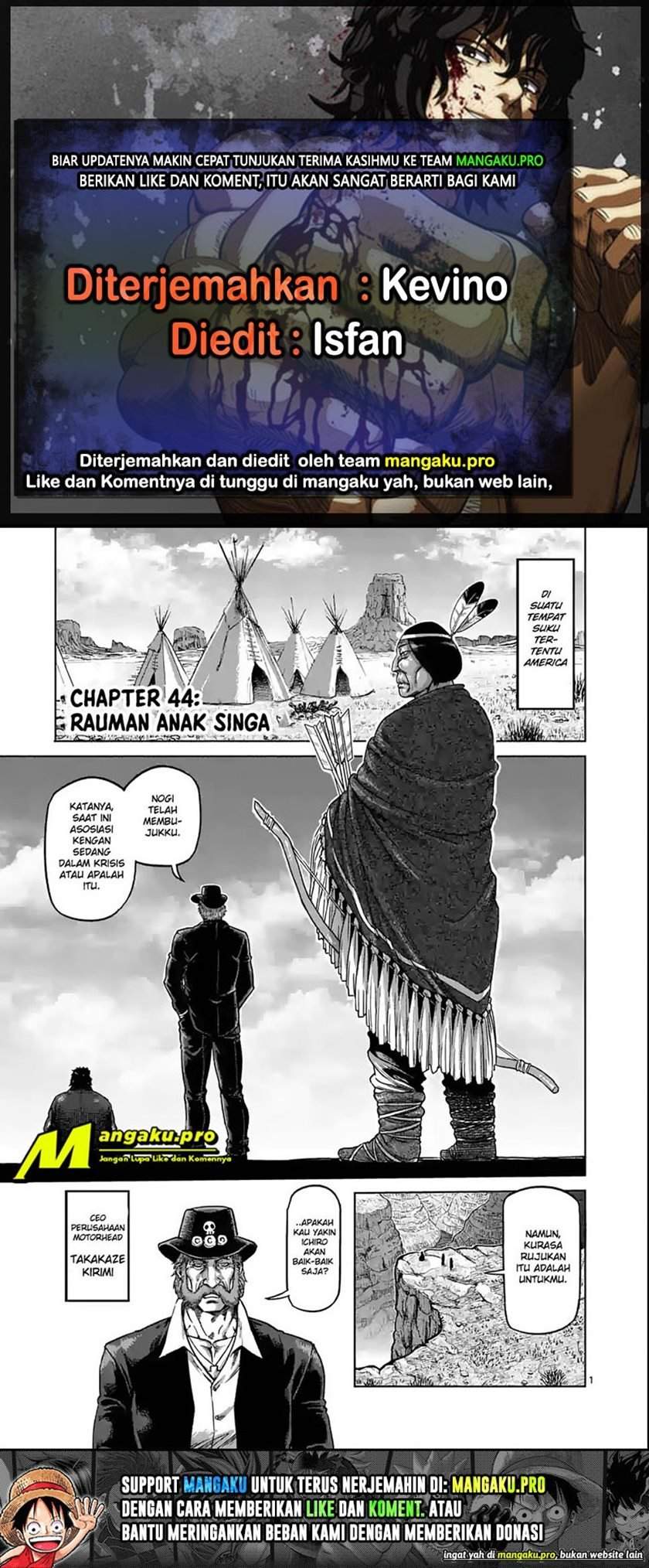 Komik Kengan Omega Chapter 44 gambar nomor 1