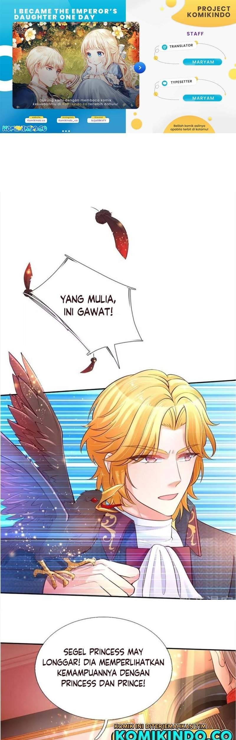 Komik I Became The Emperor’s Daughter One Day Chapter 65 gambar nomor 1