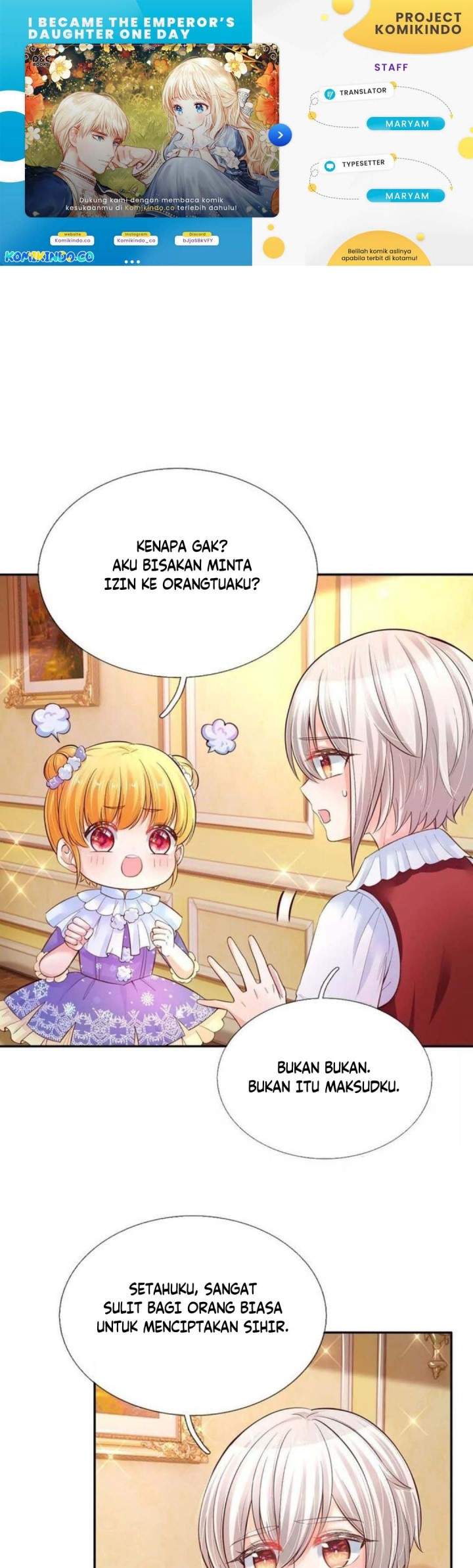 Komik I Became The Emperor’s Daughter One Day Chapter 62 gambar nomor 1