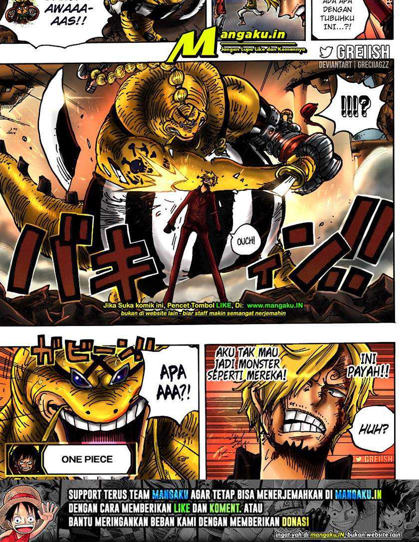 One Piece Chapter 1028 Gambar 20