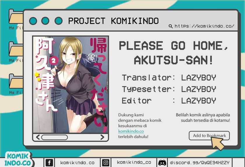 Komik Please Go Home, Akutsu-san! Chapter 66 gambar nomor 1