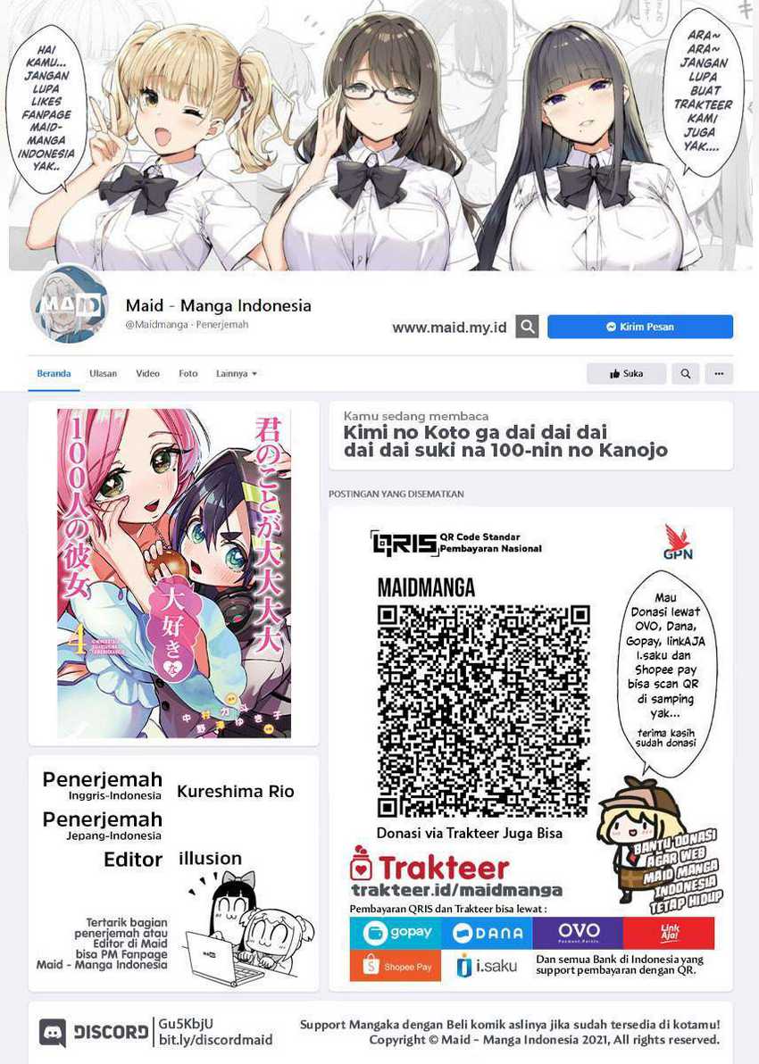 Manga Kimi no Koto ga Dai Dai Dai Dai Daisuki na 100-ri no Kanojo Chapter 59 gambar nomor 2