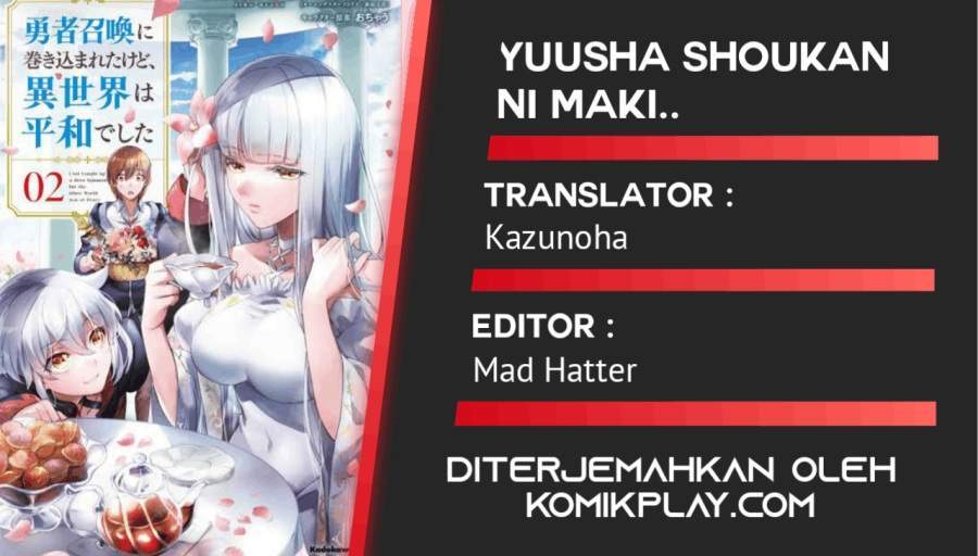 Manga Yuusha Shoukan ni Makikomareta kedo, Isekai wa Heiwa deshita Chapter 19 gambar nomor 2