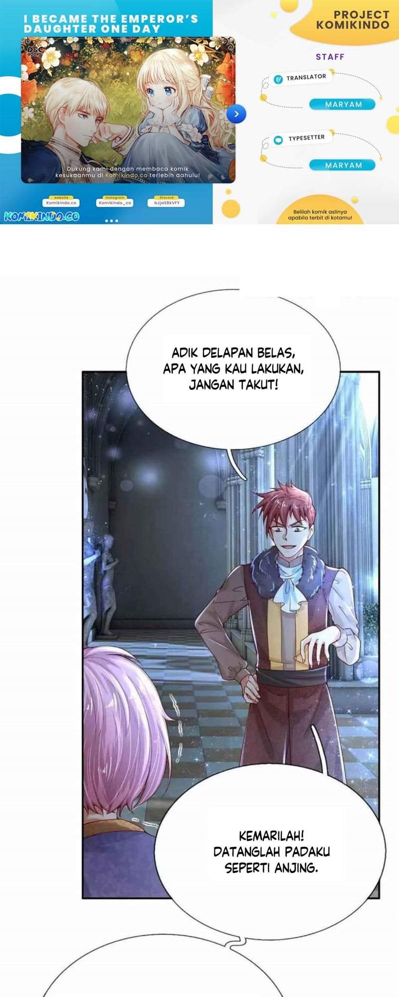 Komik I Became The Emperor’s Daughter One Day Chapter 73 gambar nomor 1