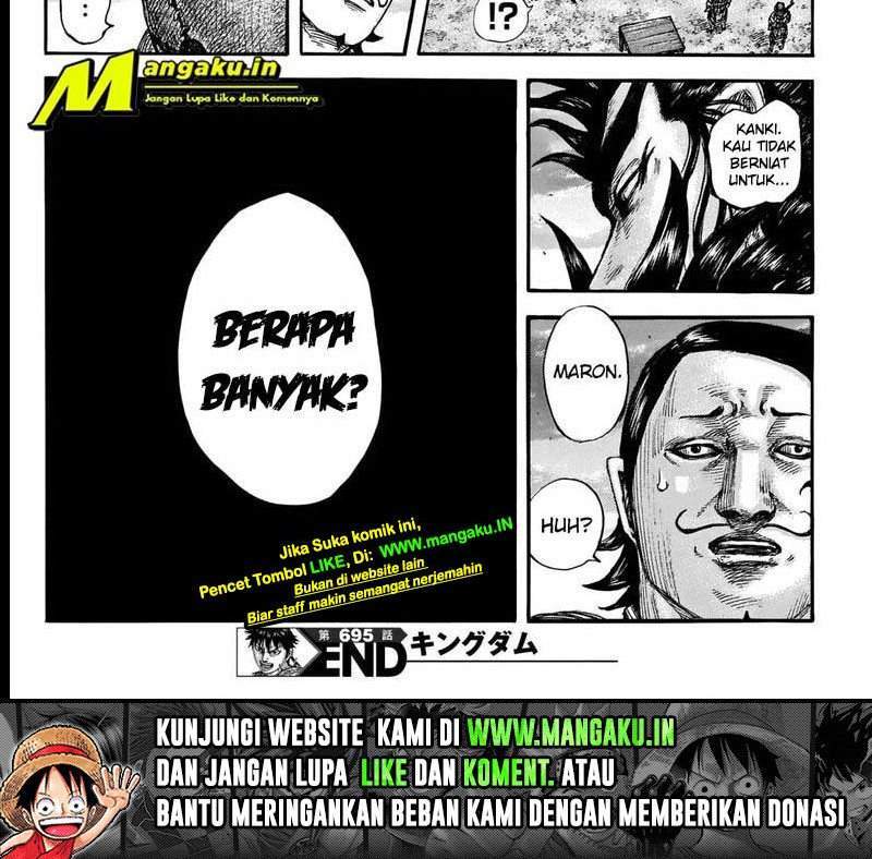 Kingdom Chapter 695 Gambar 13