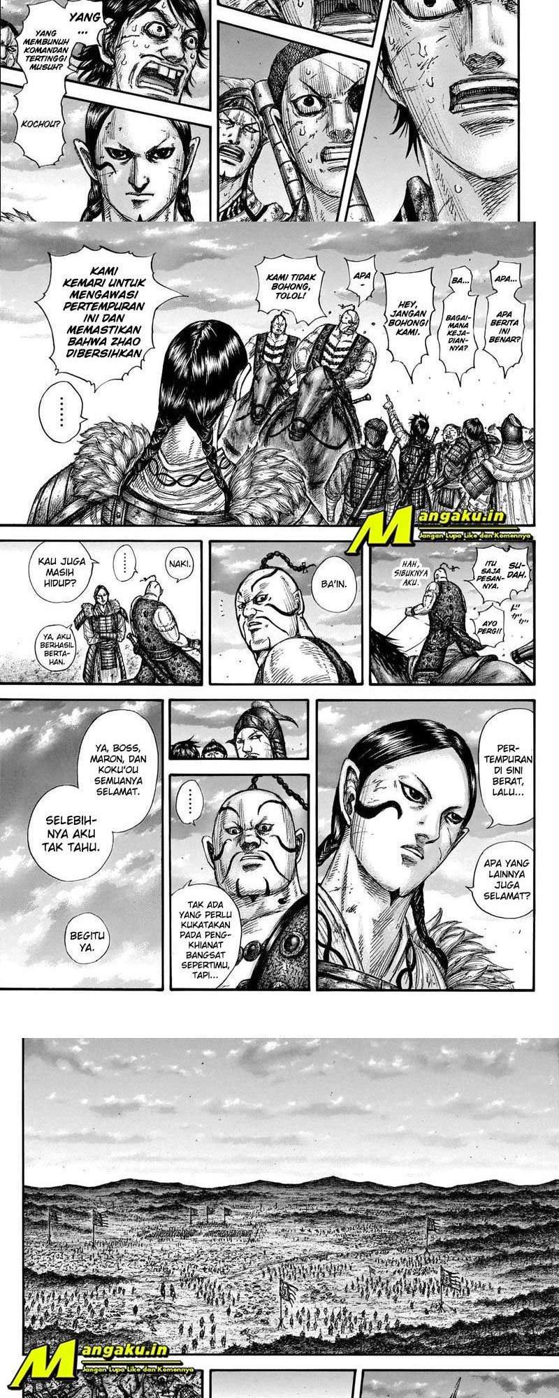 Kingdom Chapter 695 Gambar 6