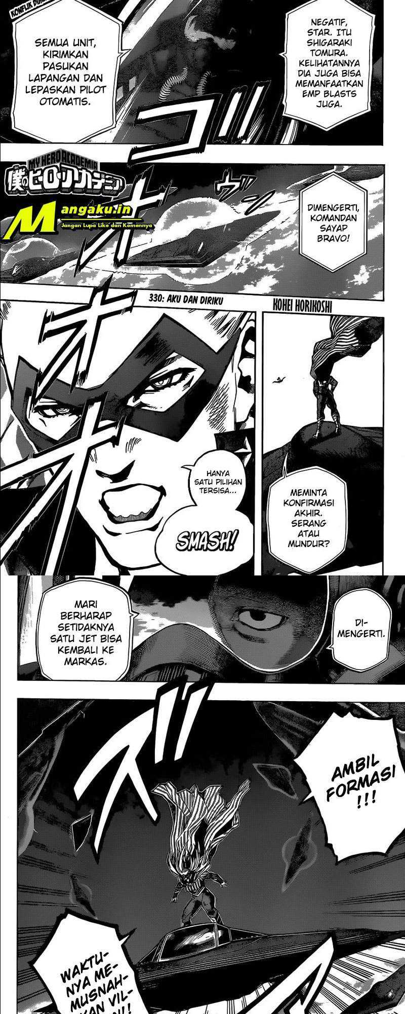 Manga Boku no Hero Academia Chapter 330 gambar nomor 2