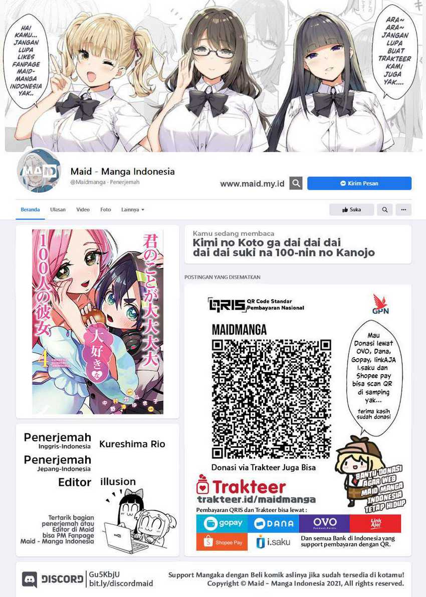 Manga Kimi no Koto ga Dai Dai Dai Dai Daisuki na 100-ri no Kanojo Chapter 60 gambar nomor 2