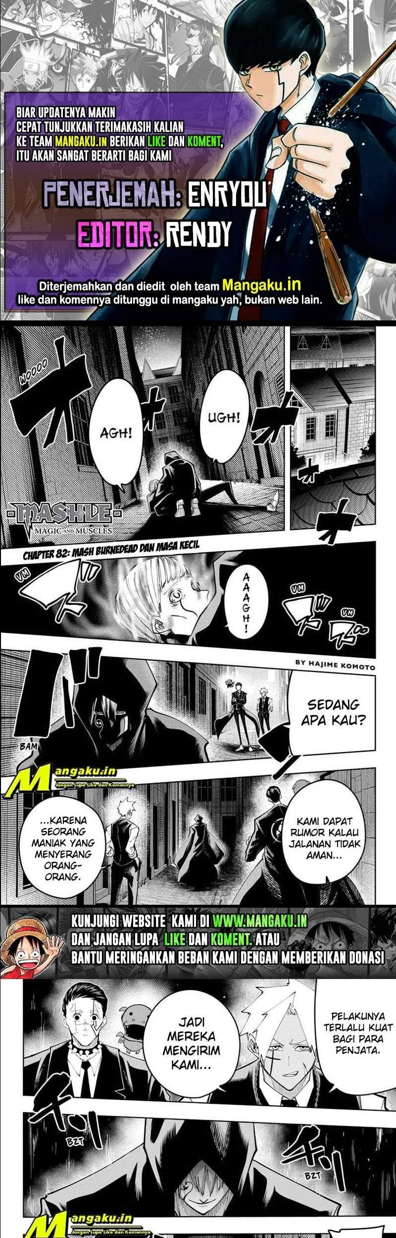 Komik Mashle: Magic and Muscles Chapter 82 gambar nomor 1
