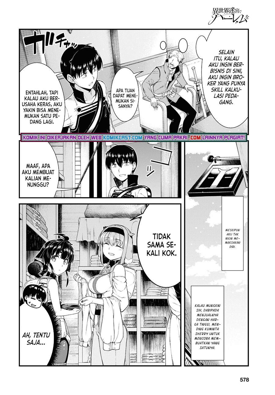 Isekai Meikyuu de Harem wo Chapter 52 Gambar 12