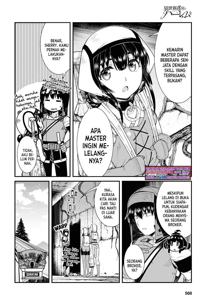 Manga Isekai Meikyuu de Harem wo Chapter 52 gambar nomor 2