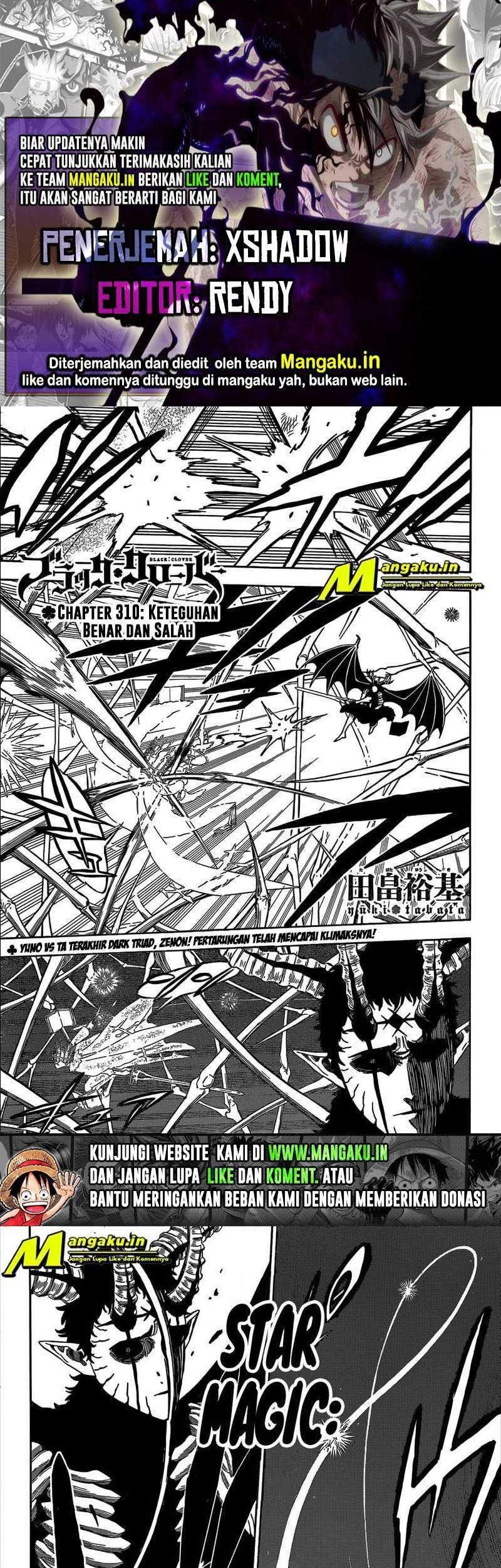 Komik Black Clover Chapter 310 gambar nomor 1