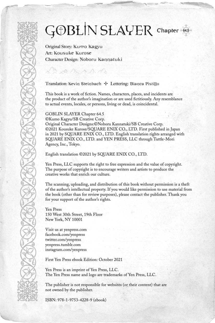 Goblin Slayer Chapter 64.5 Gambar 9