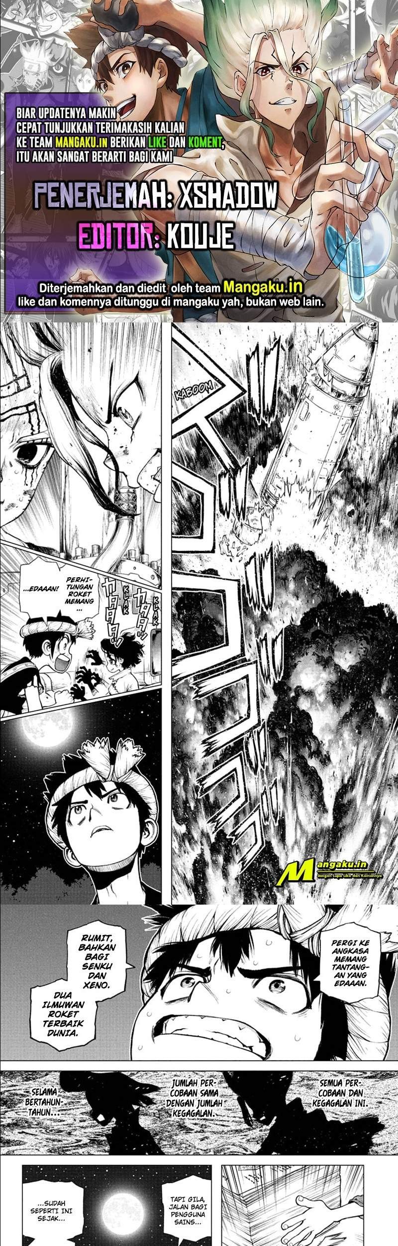 Komik Dr. Stone Chapter 216 gambar nomor 1