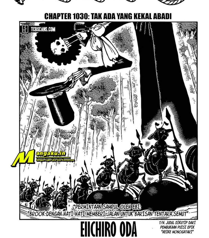 Manga One Piece Chapter 1030 gambar nomor 2