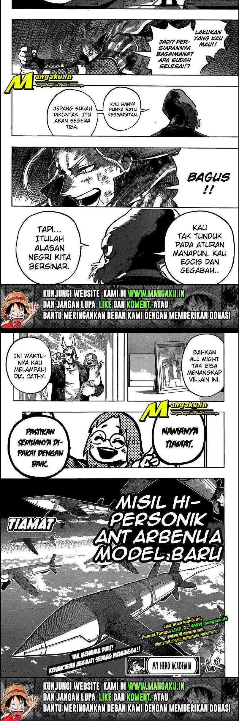 Boku no Hero Academia Chapter 331 Gambar 9