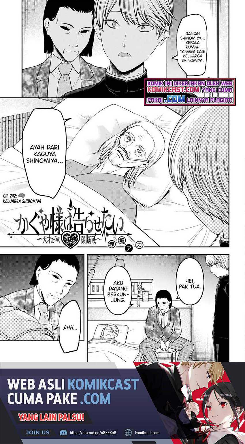 Manga Kaguya-sama wa Kokurasetai – Tensai-tachi no Renai Zunousen Chapter 242 gambar nomor 2