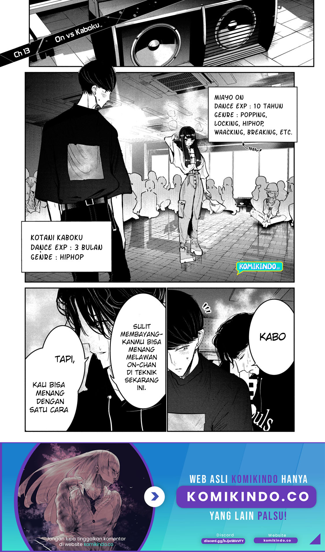 Manga WonDance Chapter 13.1 gambar nomor 2