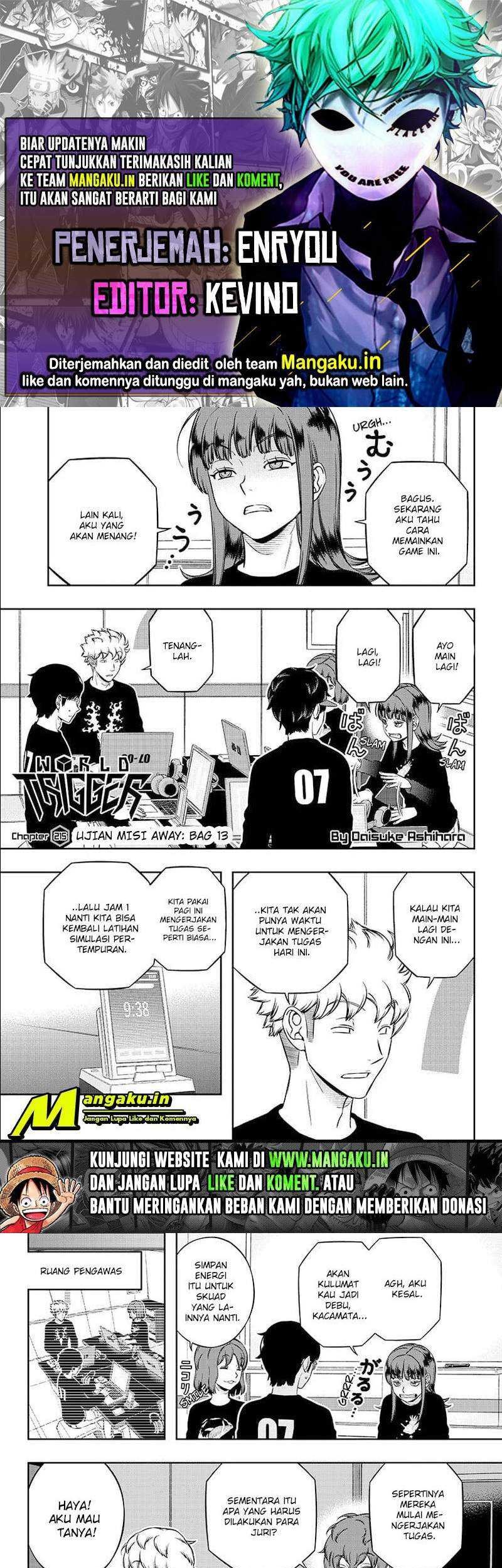 Komik World Trigger Chapter 215 gambar nomor 1