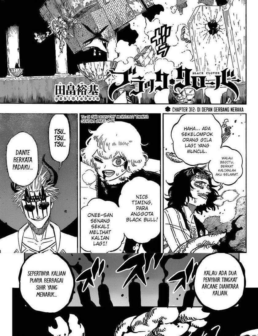 Manga Black Clover Chapter 312 gambar nomor 2