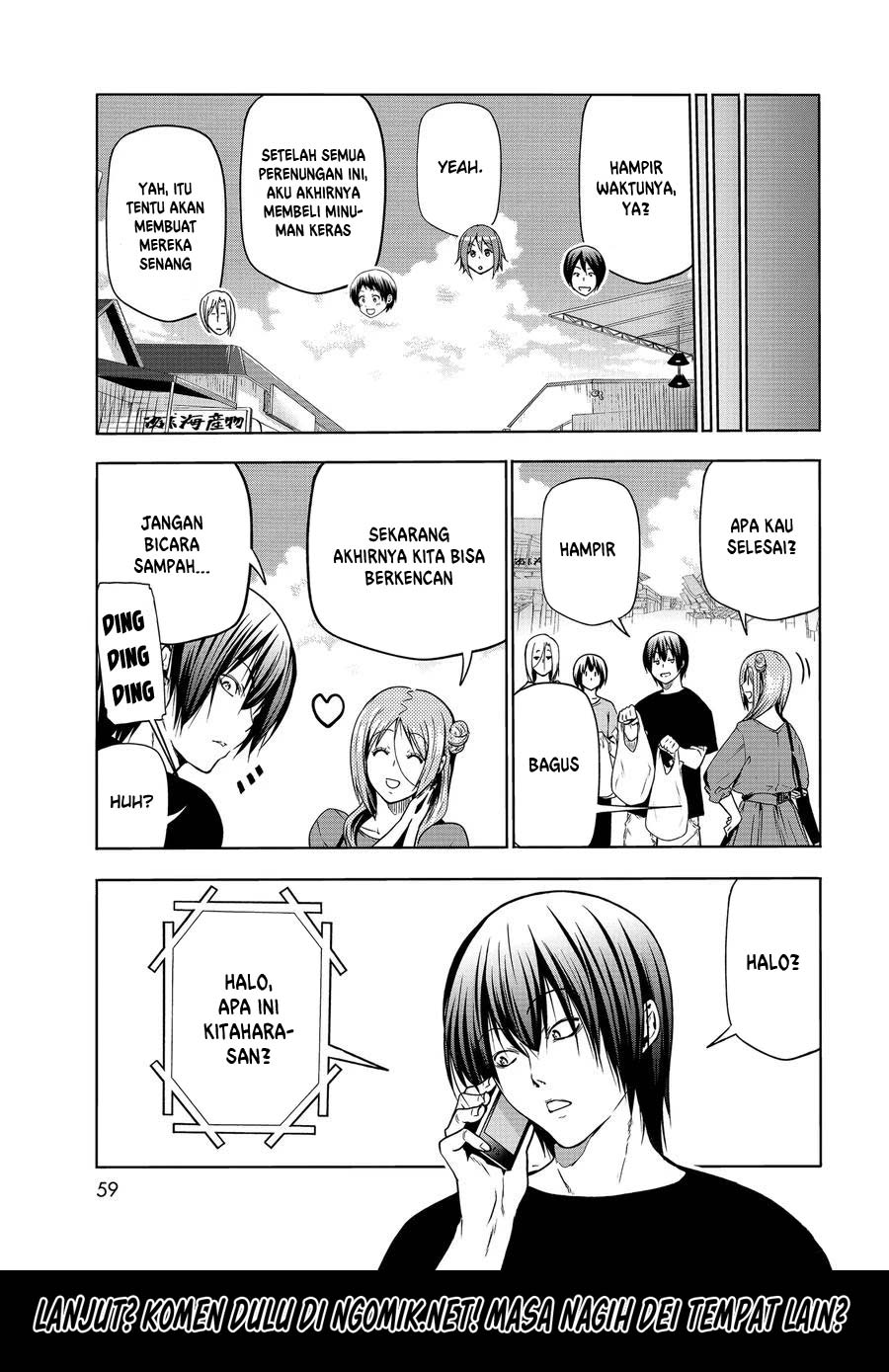 Grand Blue Chapter 69.1 Gambar 22
