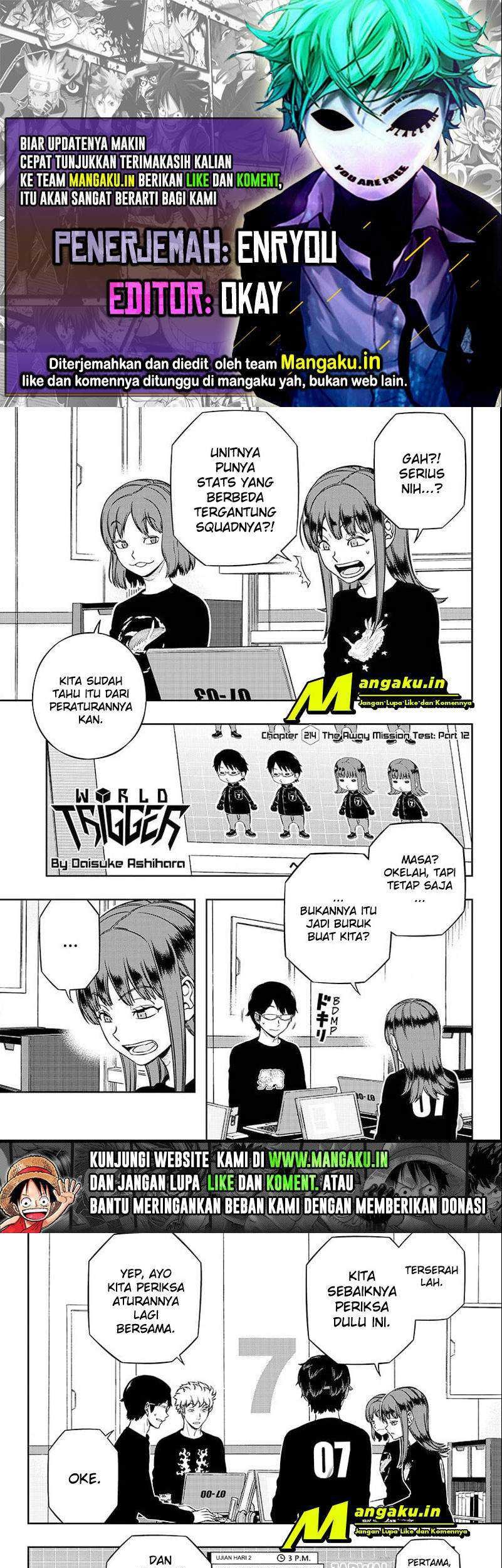 Komik World Trigger Chapter 214 gambar nomor 1
