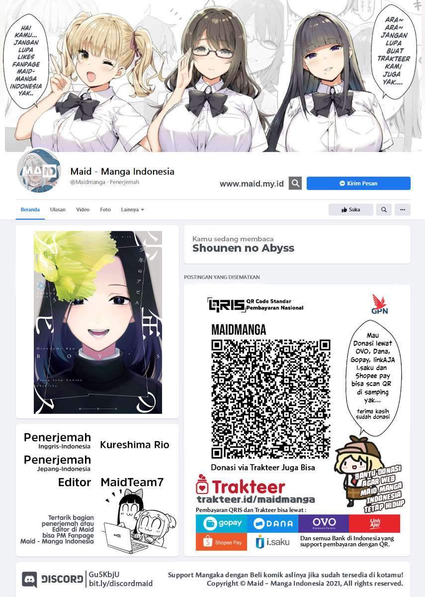 Manga Shounen no Abyss Chapter 46 gambar nomor 2