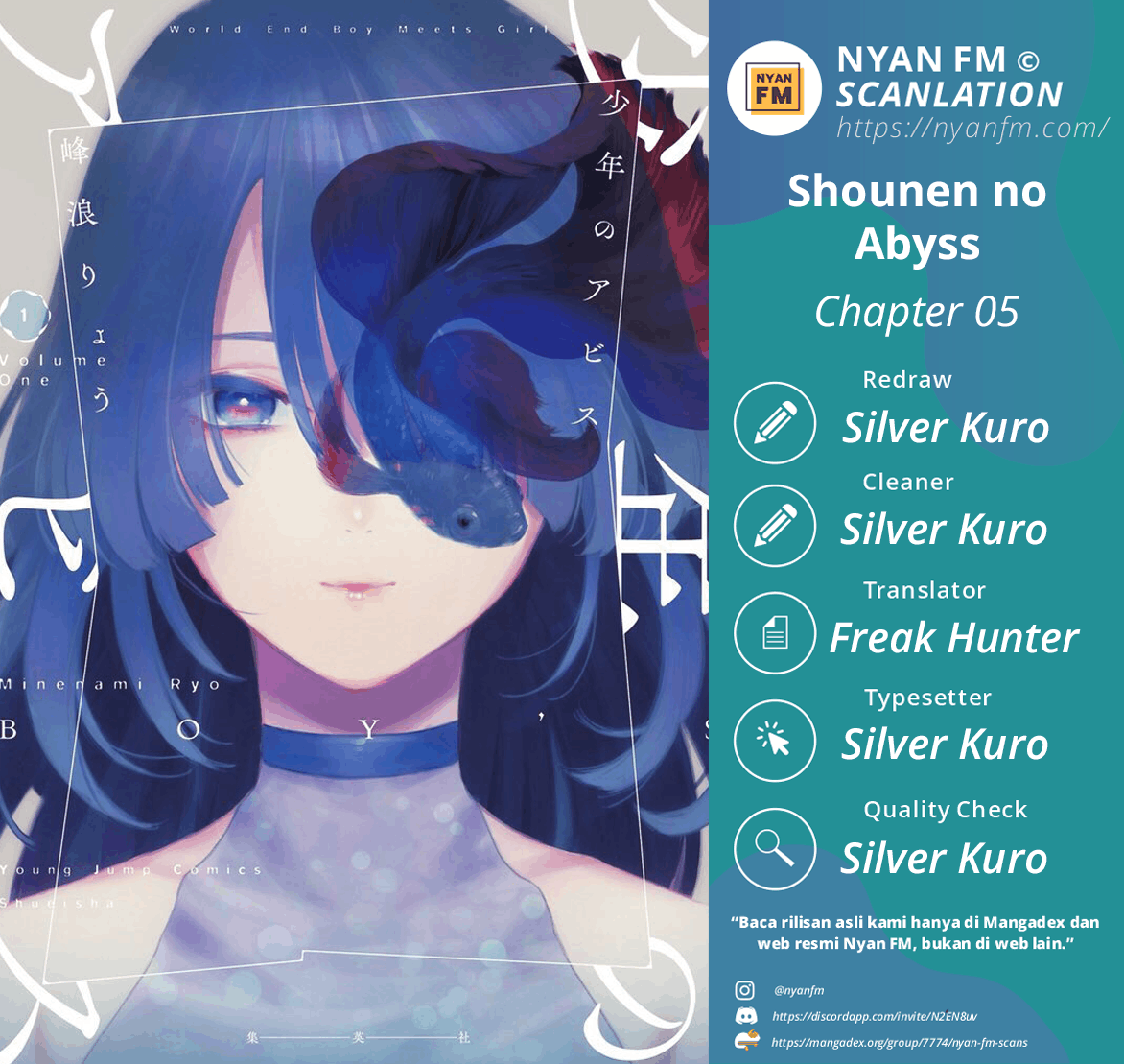 Komik Shounen no Abyss Chapter 5 gambar nomor 1