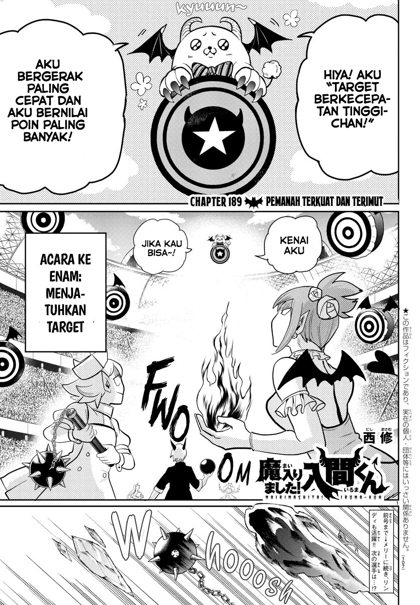 Manga Mairimashita! Iruma-kun Chapter 189 gambar nomor 2