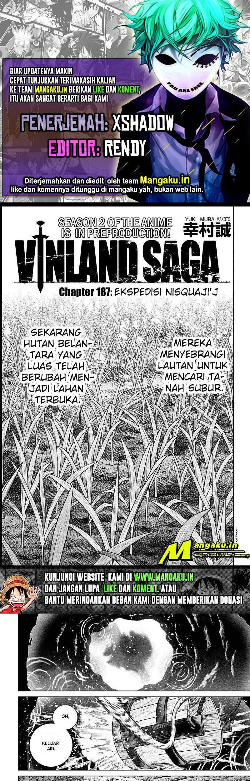 Komik Vinland Saga Chapter 187 gambar nomor 1