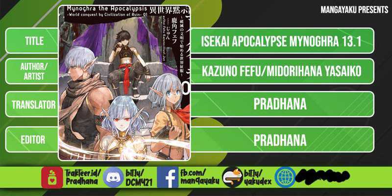 Komik Isekai Apocalypse MYNOGHRA ~The conquest of the world starts with the civilization of ruin~ Chapter 13.1 gambar nomor 1