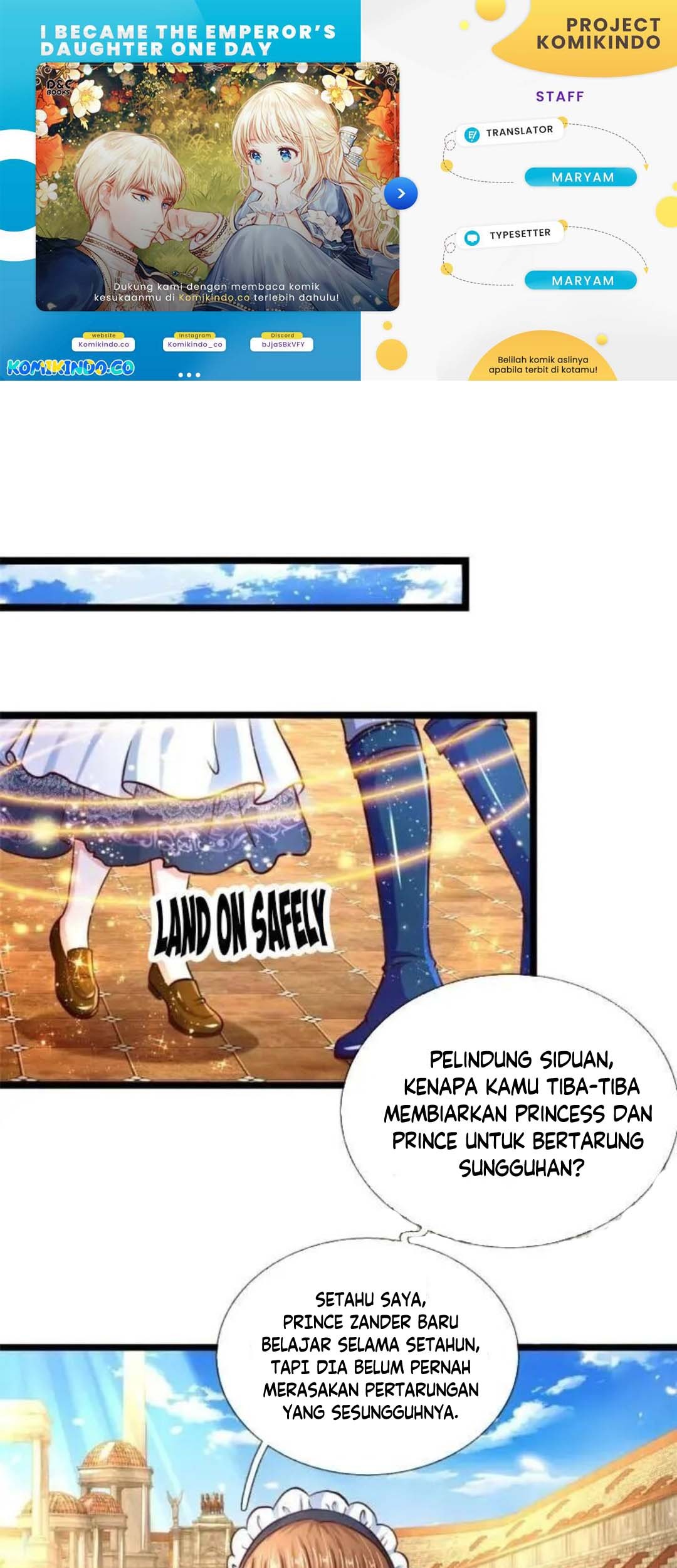 Komik I Became The Emperor’s Daughter One Day Chapter 85 gambar nomor 1