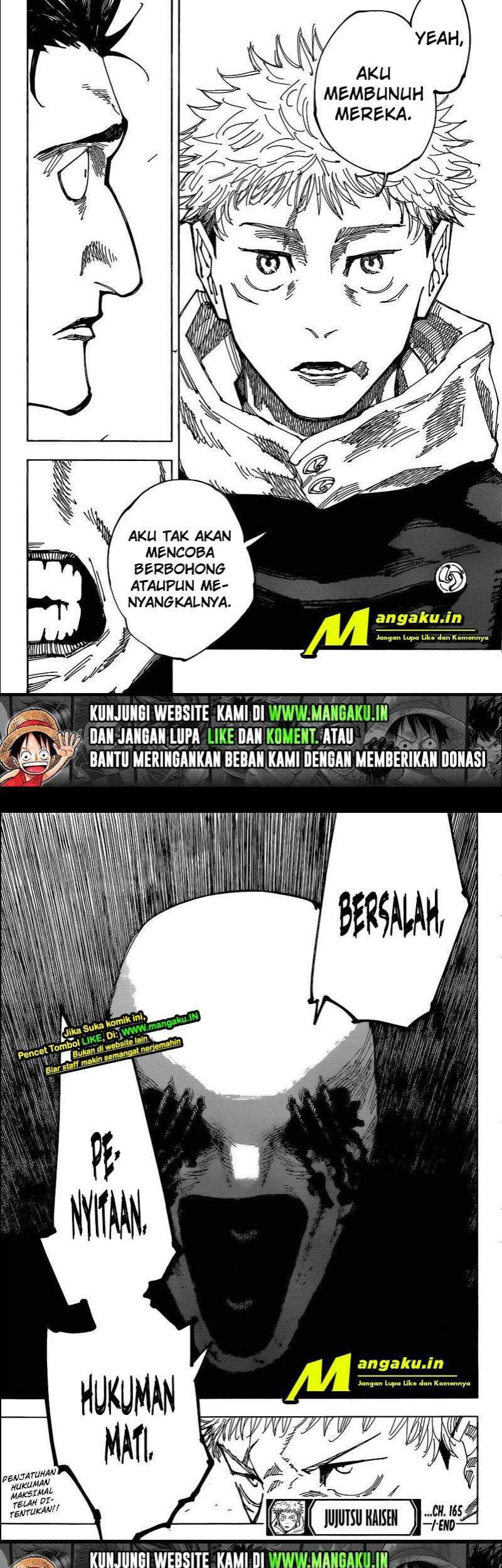Jujutsu Kaisen Chapter 165 Gambar 11