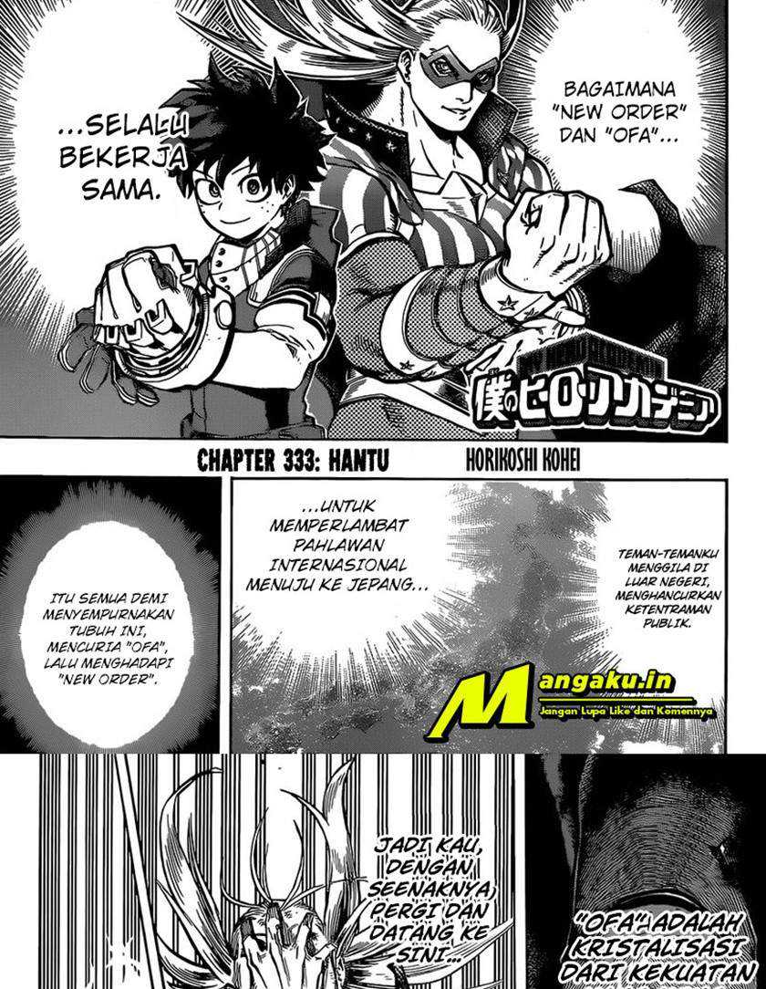 Manga Boku no Hero Academia Chapter 333 gambar nomor 2