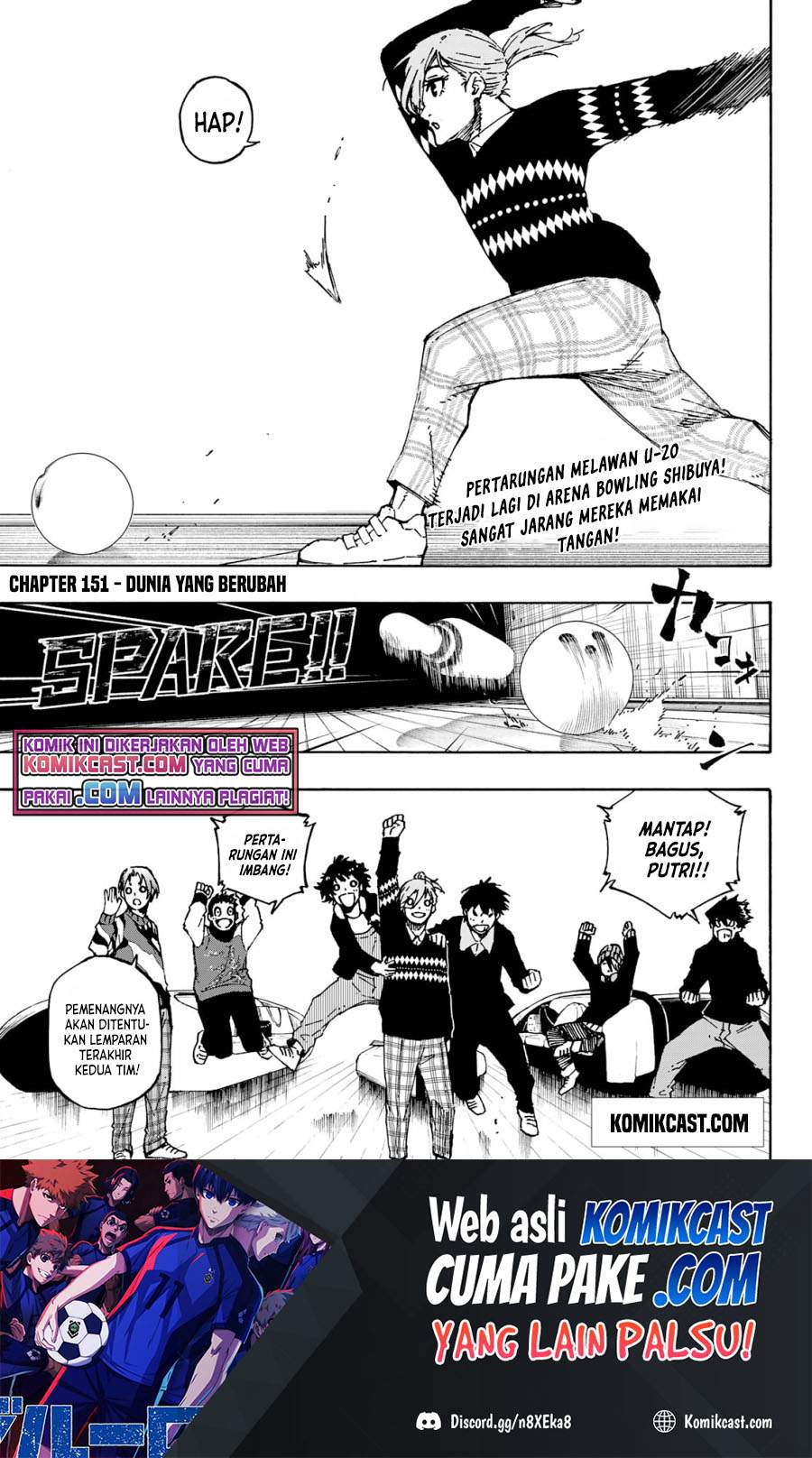 Manga Blue Lock Chapter 151 gambar nomor 2