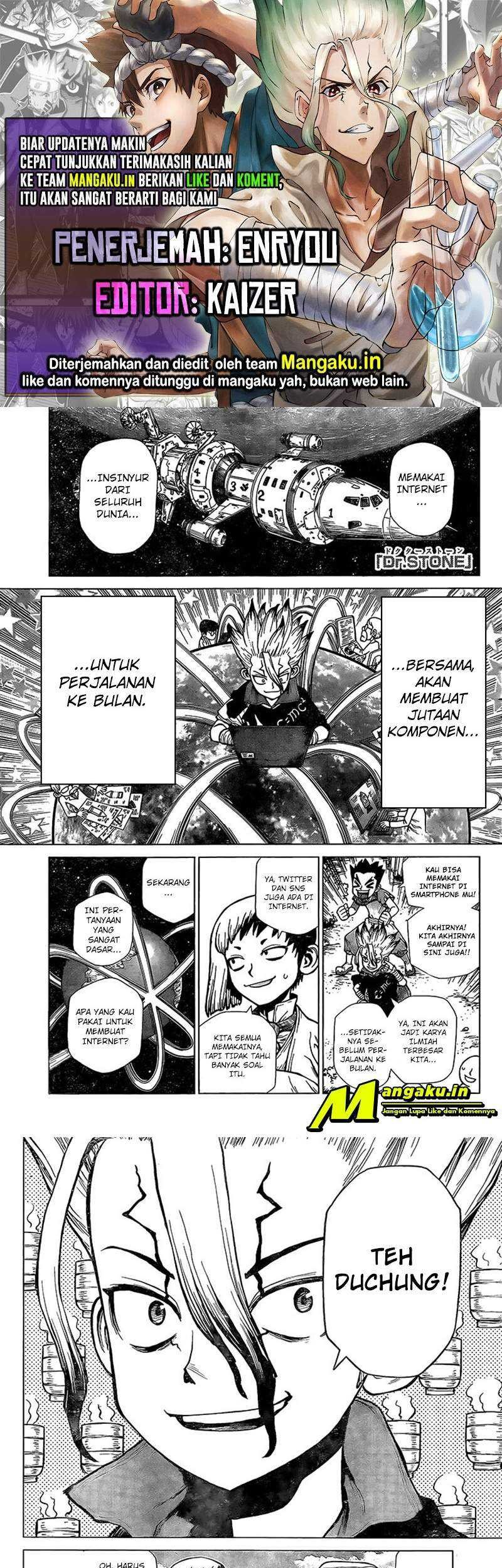 Komik Dr. Stone Chapter 218 gambar nomor 1