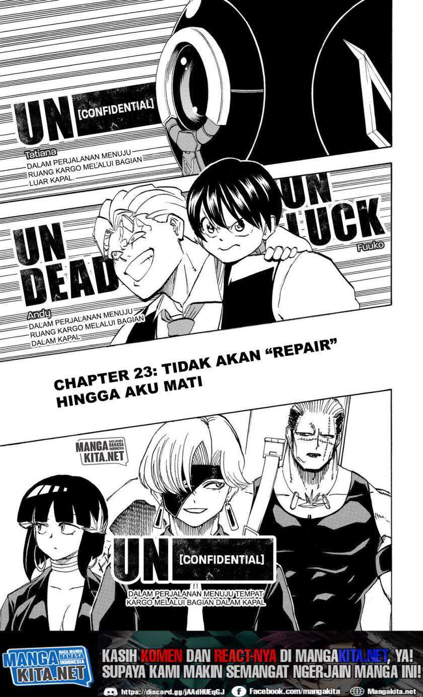 Manga Undead Unluck Chapter 23 gambar nomor 2