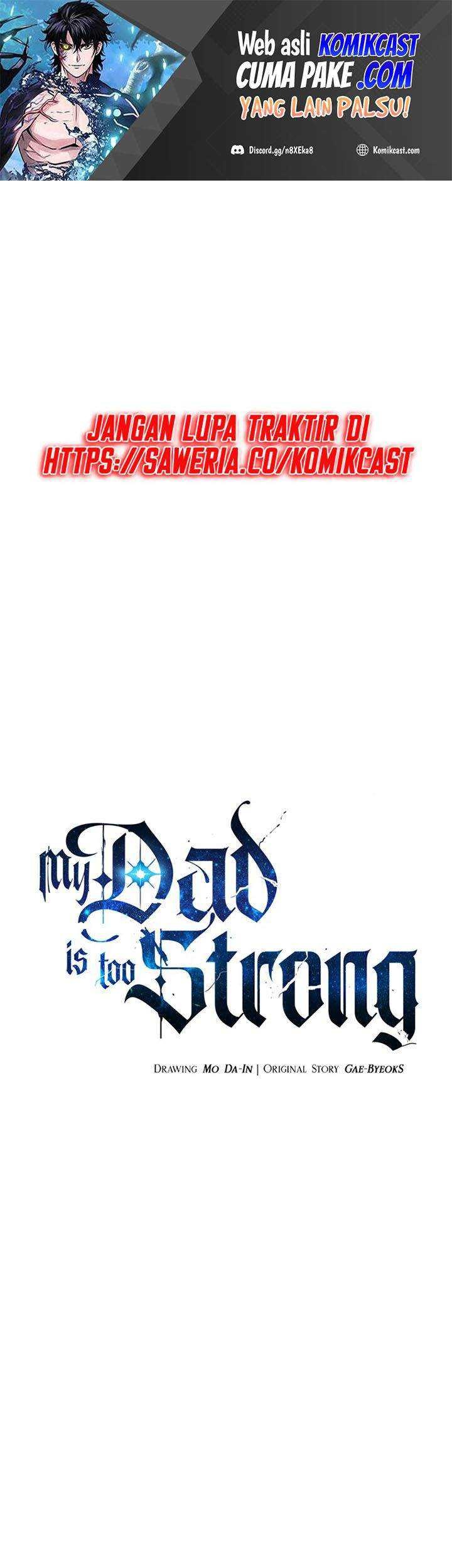 Manhwa My Dad Is Too Strong Chapter 55 gambar nomor 2
