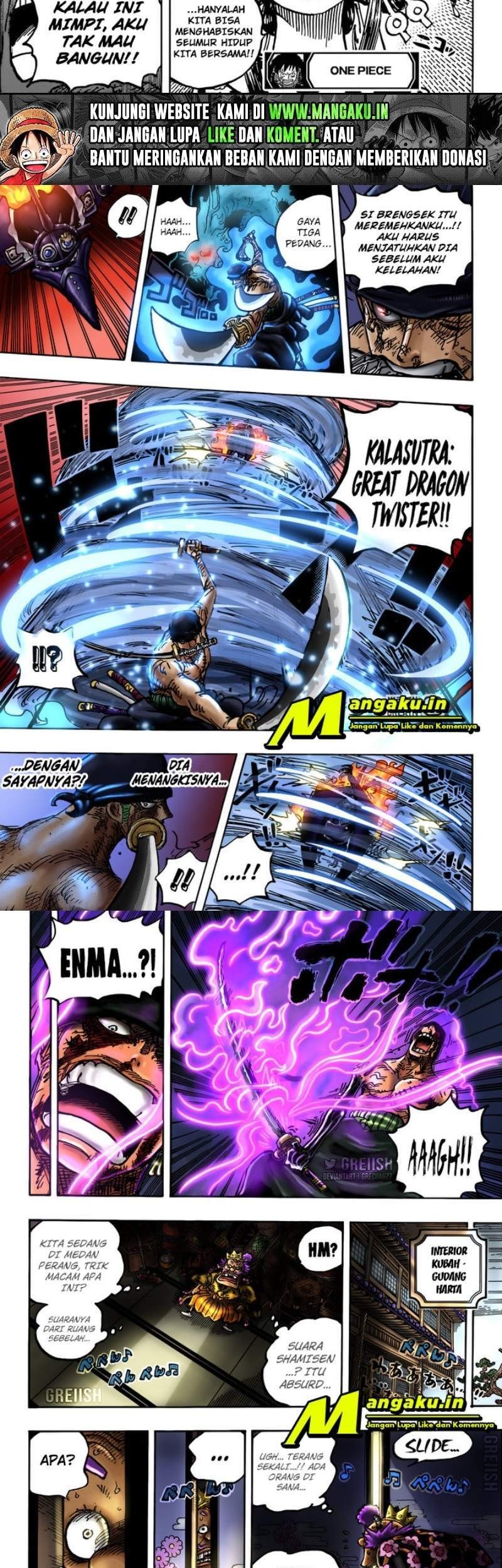 One Piece Chapter 1032 Gambar 11
