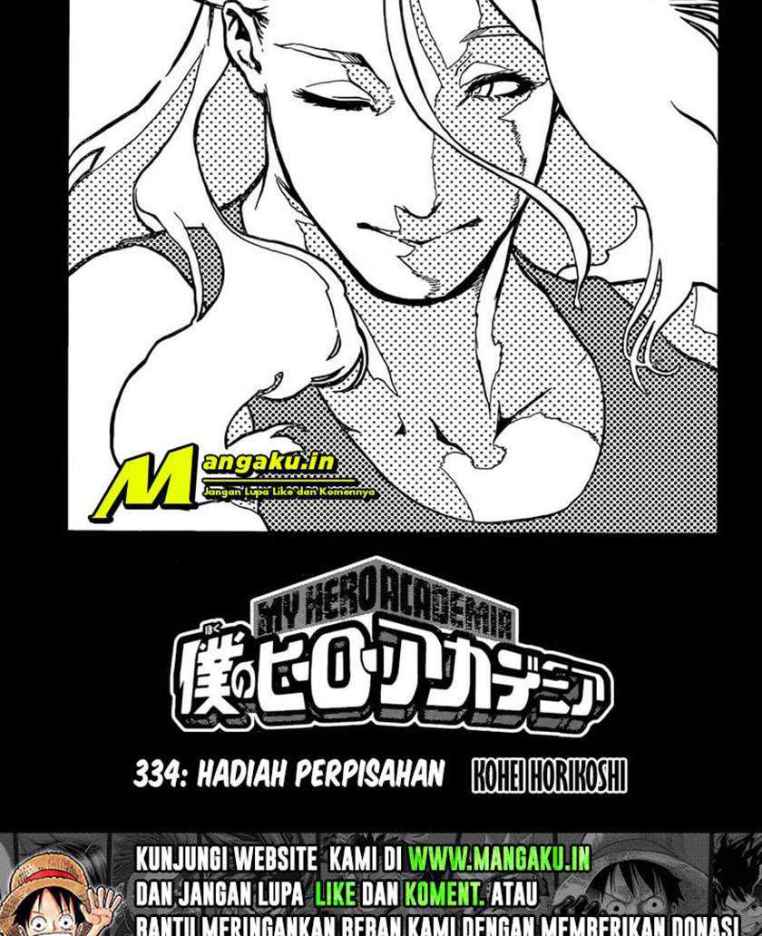 Manga Boku no Hero Academia Chapter 334 gambar nomor 2