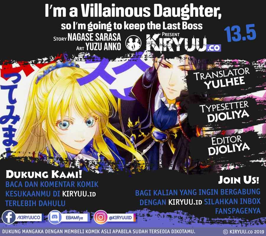 Komik I’m a Villainous Daughter so I’m going to keep the Last Boss Chapter 13.5 gambar nomor 1