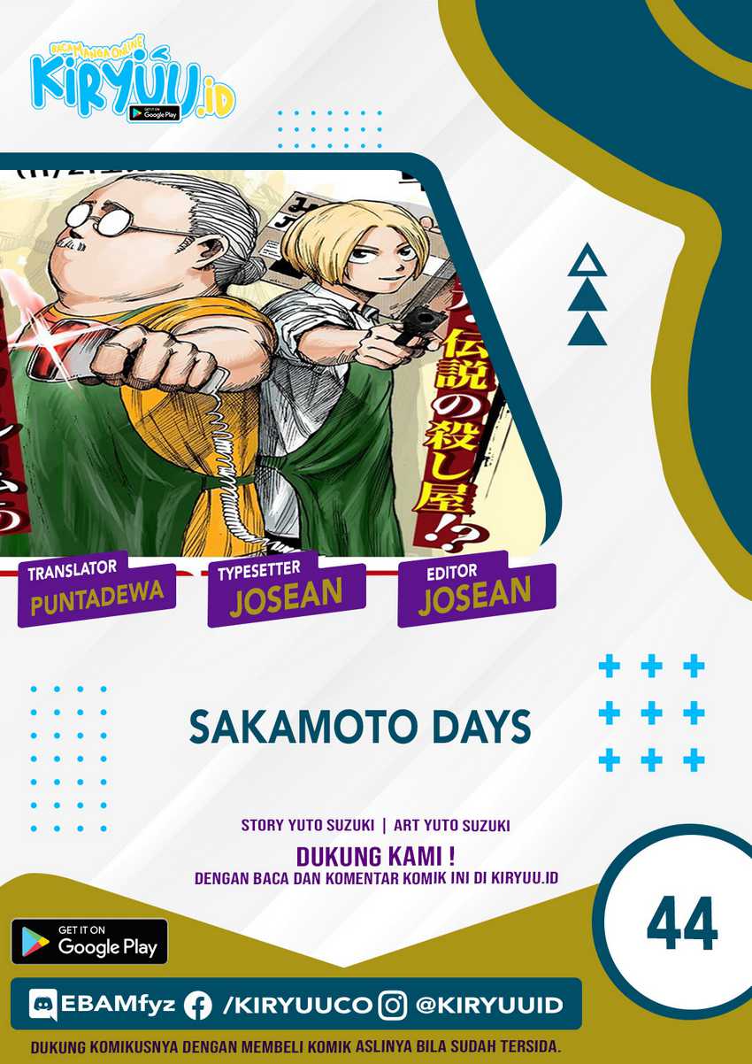 Komik Sakamoto Days Chapter 44 gambar nomor 1