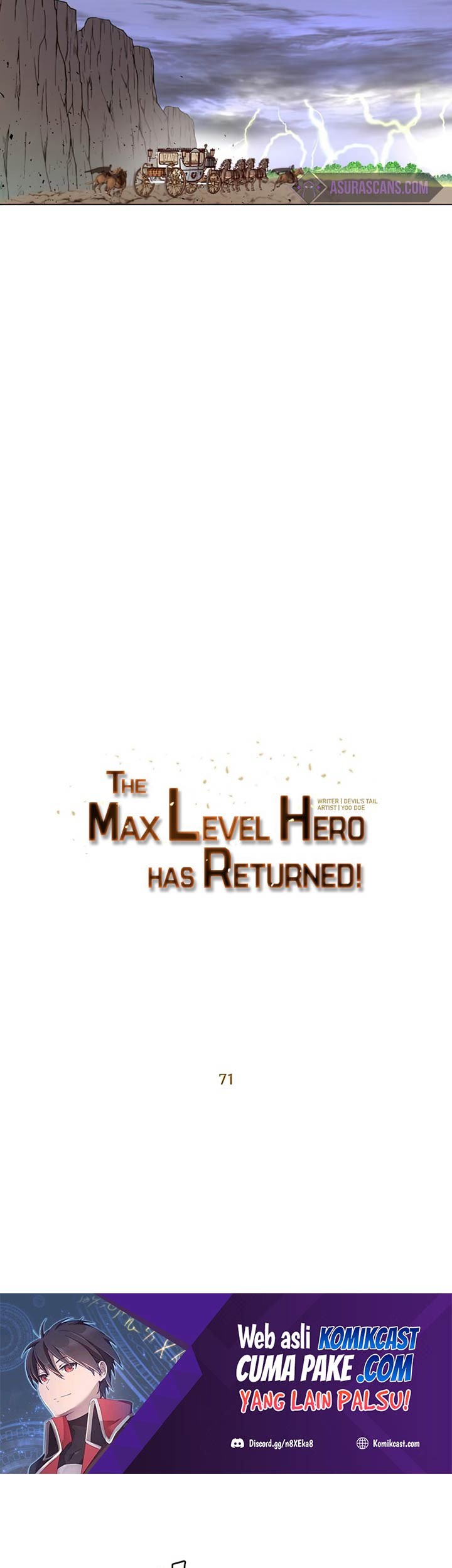 The MAX leveled hero will return! Chapter 71 Gambar 12