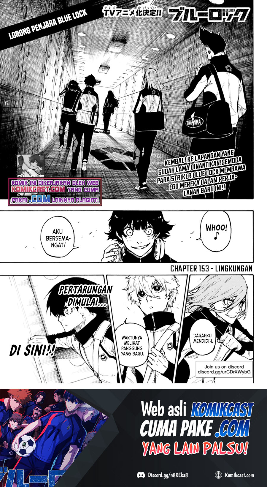 Manga Blue Lock Chapter 153. gambar nomor 2