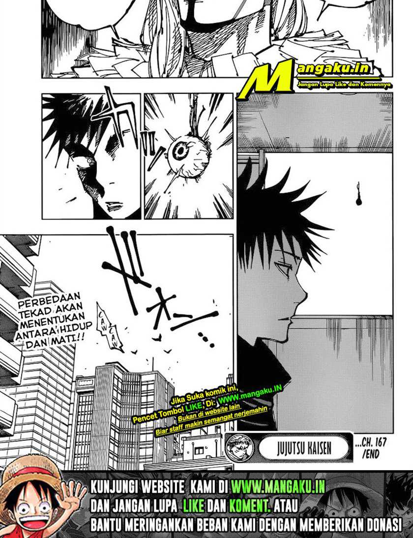 Jujutsu Kaisen Chapter 167 Gambar 22