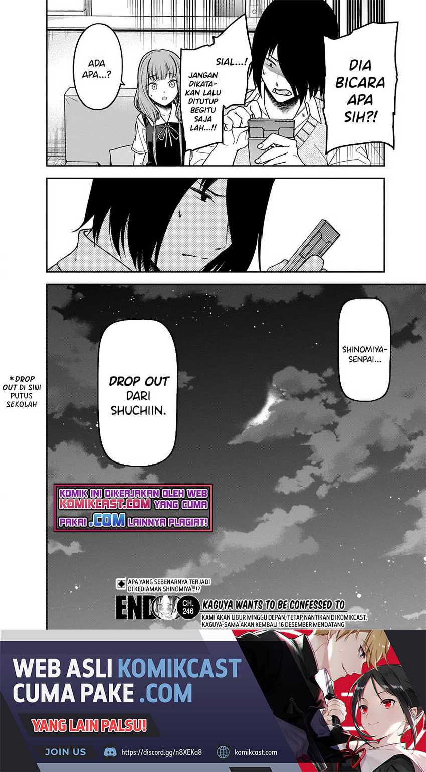 Kaguya-sama wa Kokurasetai – Tensai-tachi no Renai Zunousen Chapter 246 Gambar 19