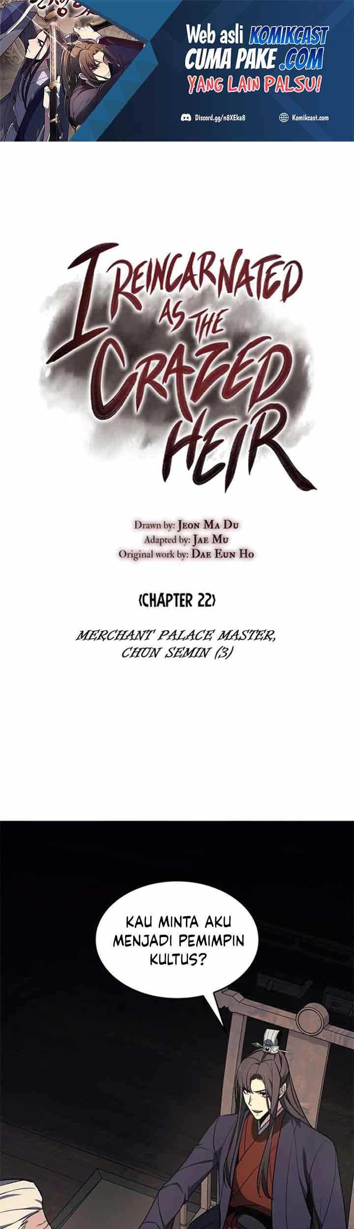 Manhwa I Reincarnated As The Crazed Heir Chapter 22 gambar nomor 2