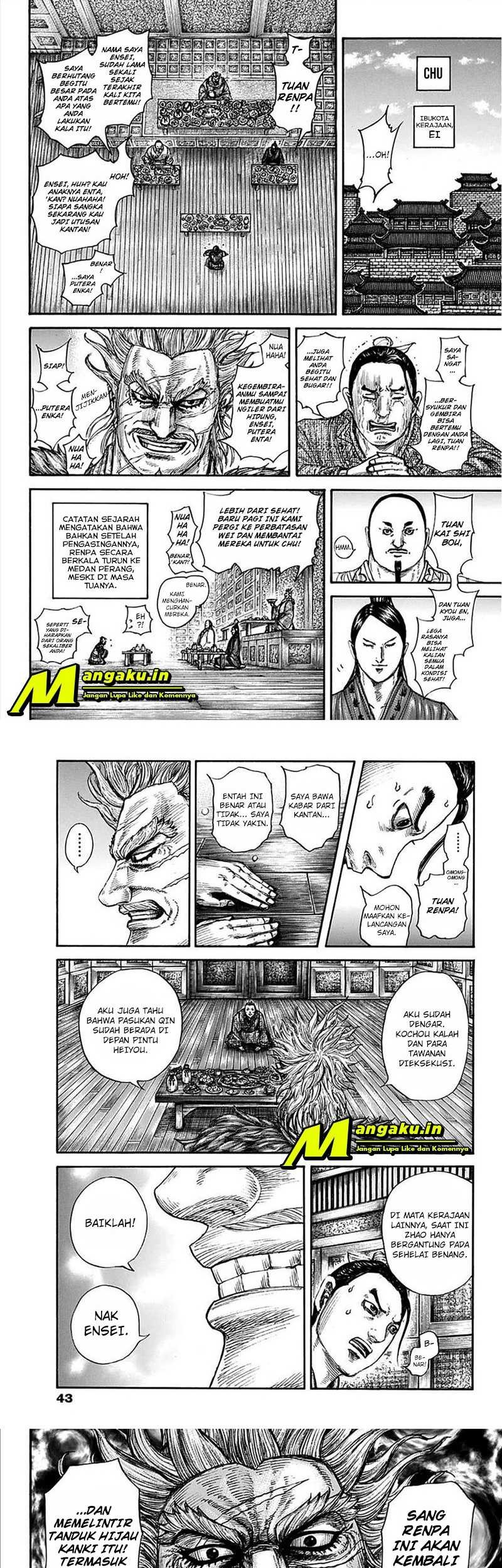 Kingdom Chapter 701 Gambar 7