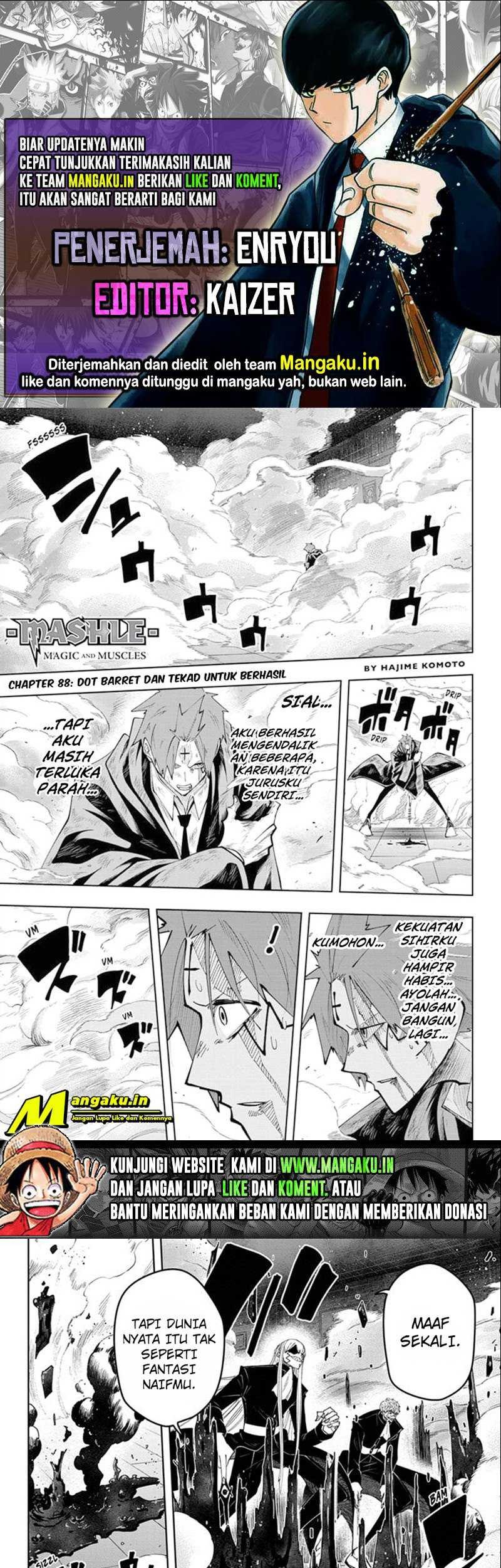 Komik Mashle: Magic and Muscles Chapter 88 gambar nomor 1