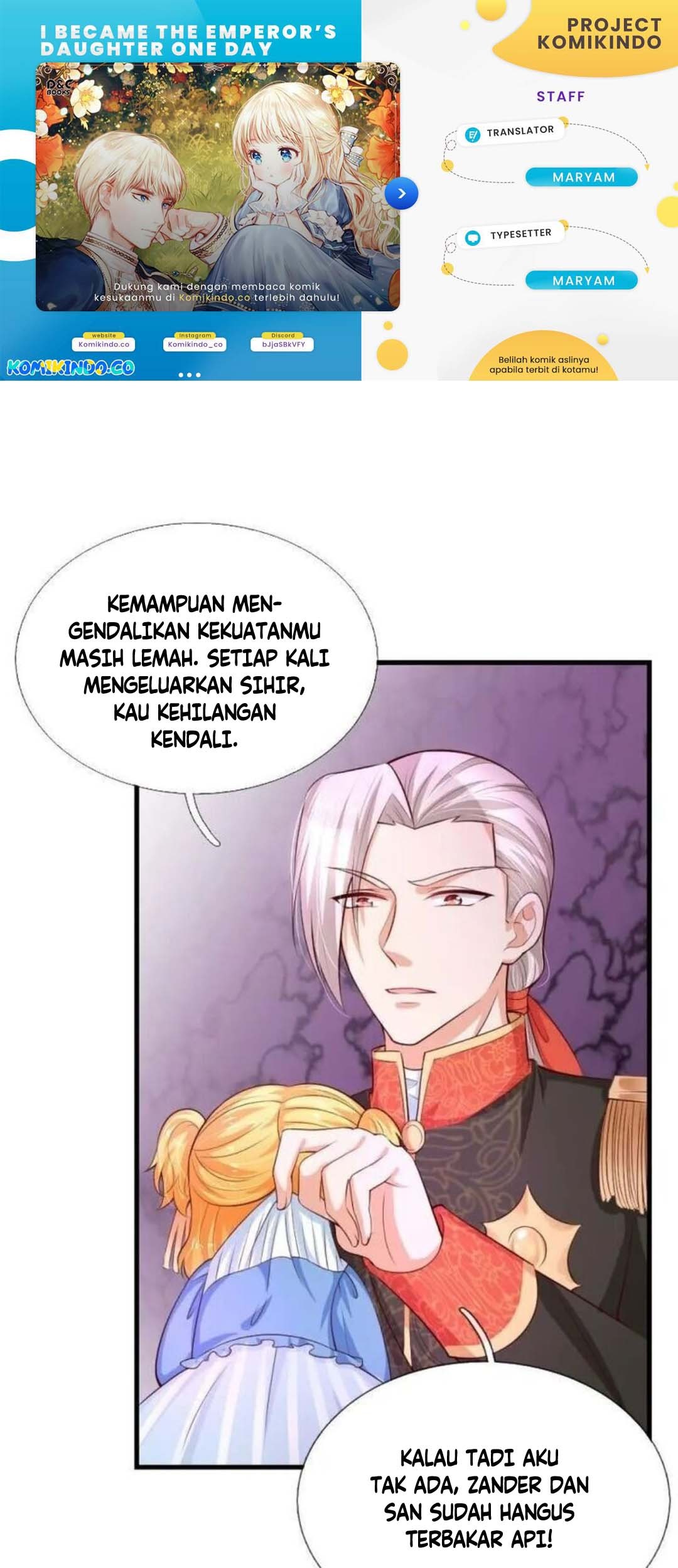 Komik I Became The Emperor’s Daughter One Day Chapter 99 gambar nomor 1